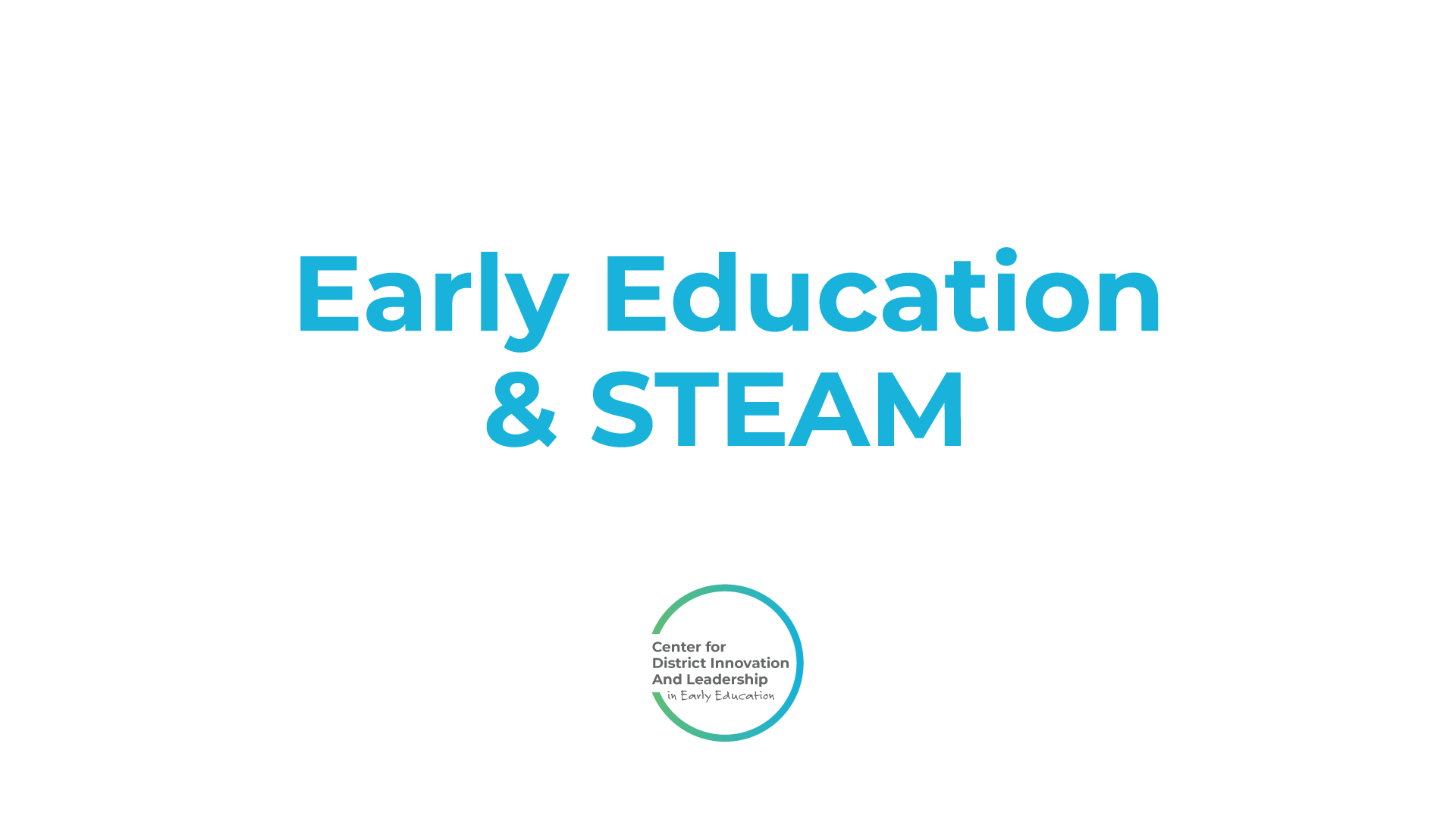 Early Education & STEAM promo image